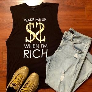 Forever21 Graphic Muscle Tank